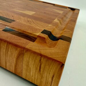 Alternative view of End Grain Cherry & Walnut Cutting Board